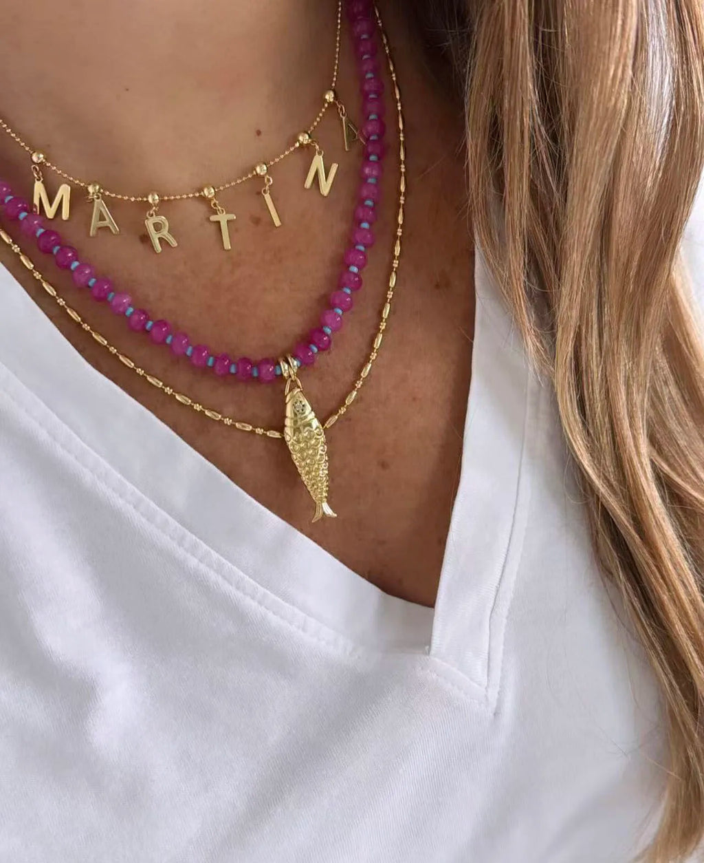 Fashion Retro Fish Necklace Titanium Steel Koi Fish Pendant Necklaces for Women Exquisite Beach Party Jewelry Accessories