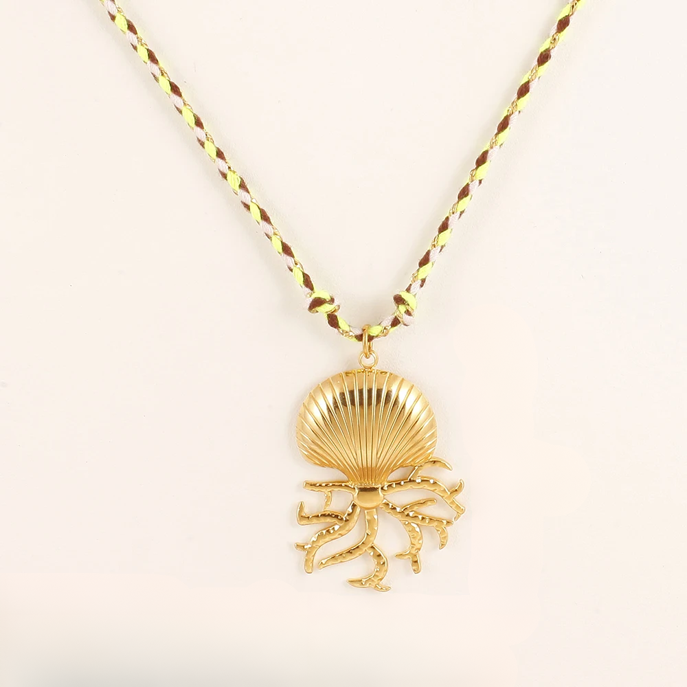 Collar Concha Arrecife Tropical