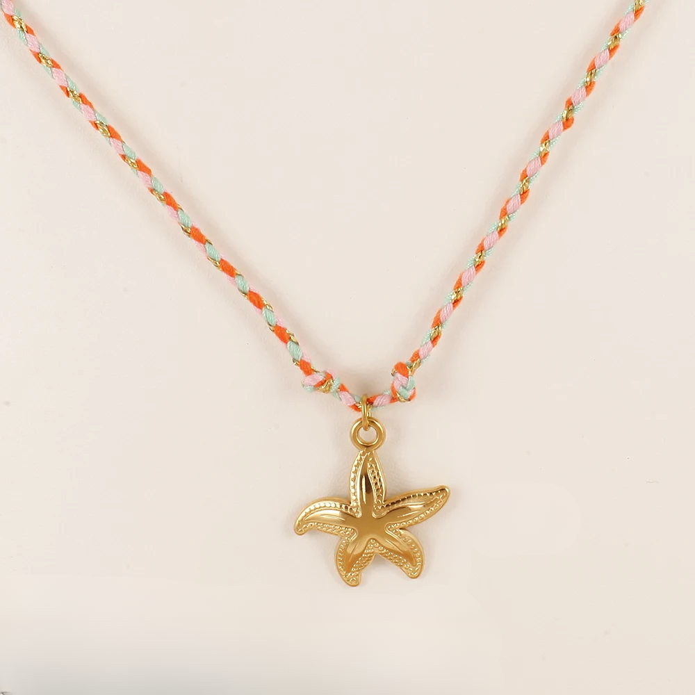 Collar Estrella Tropical Dorada