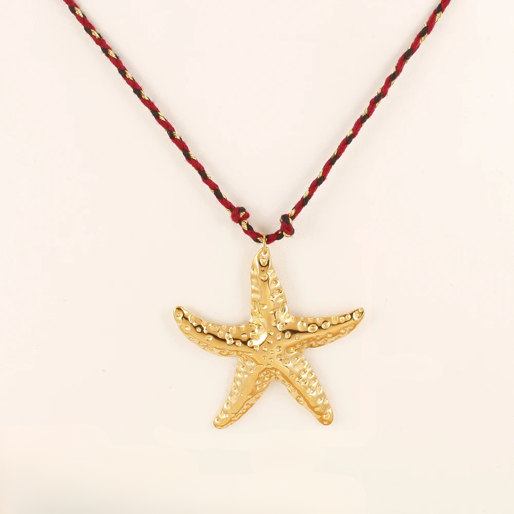 Collar Maxi Estrella Océano Profundo