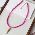 Fashion Retro Fish Necklace Titanium Steel Koi Fish Pendant Necklaces for Women Exquisite Beach Party Jewelry Accessories
